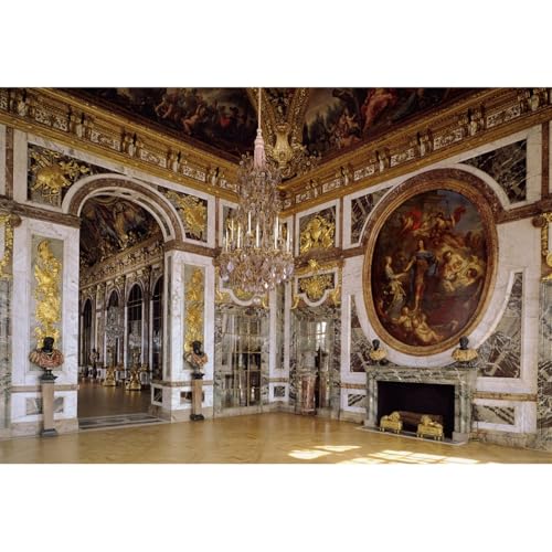 YongFoto Sfondo Fotografico 1,5x1m - Chiesa Palazzo Con Camino E Pavimento Marmo - Fondale Vinile