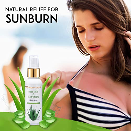 Aloe Vera Spray For Hair Dreads,Dreadlocks,Braids,Faux Locs,Sisterlocks,Crochet Locs, Hydrating & Refreshing Loc Spray Eucalyptus Infused Hydrating Face Mist For Dull, Dry & Irritated Skin 2Oz #TOP4