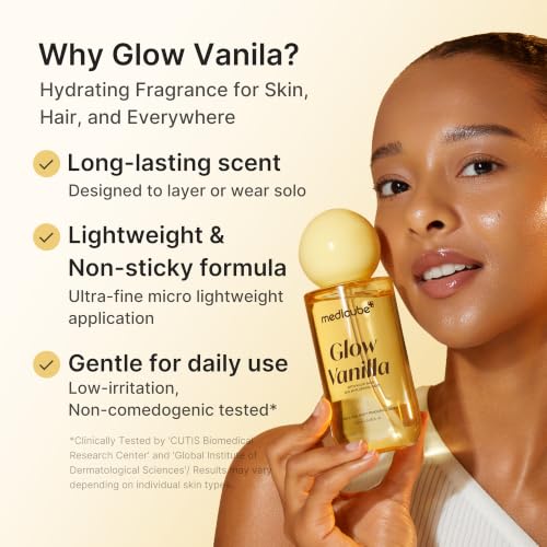 Image of medicube Glow Vanilla Hair & Body Fragrance Mist, 8.45 fl.oz