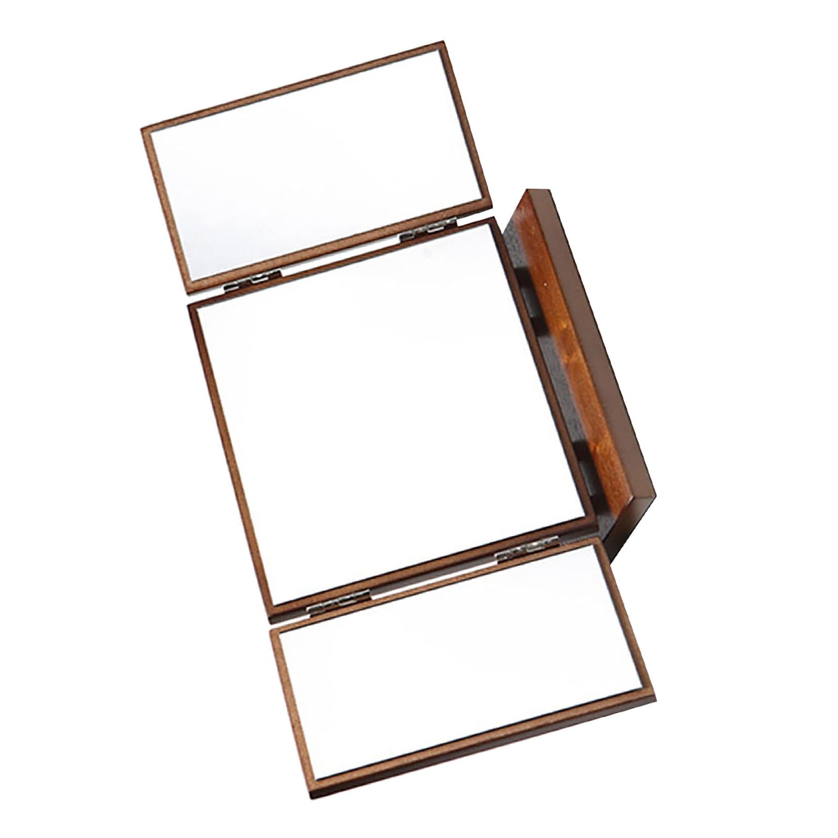 Miroir de maquillage pliant en bois pour ne plus rater aucun détail de profil
