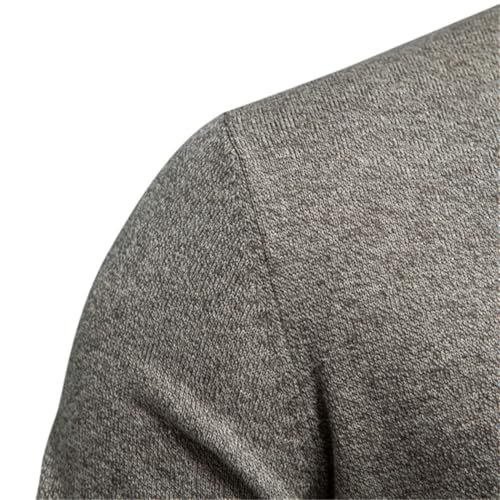 Men's V-Neck Knit Cardigan Button Sweater Relaxed Style for Layering Looks2