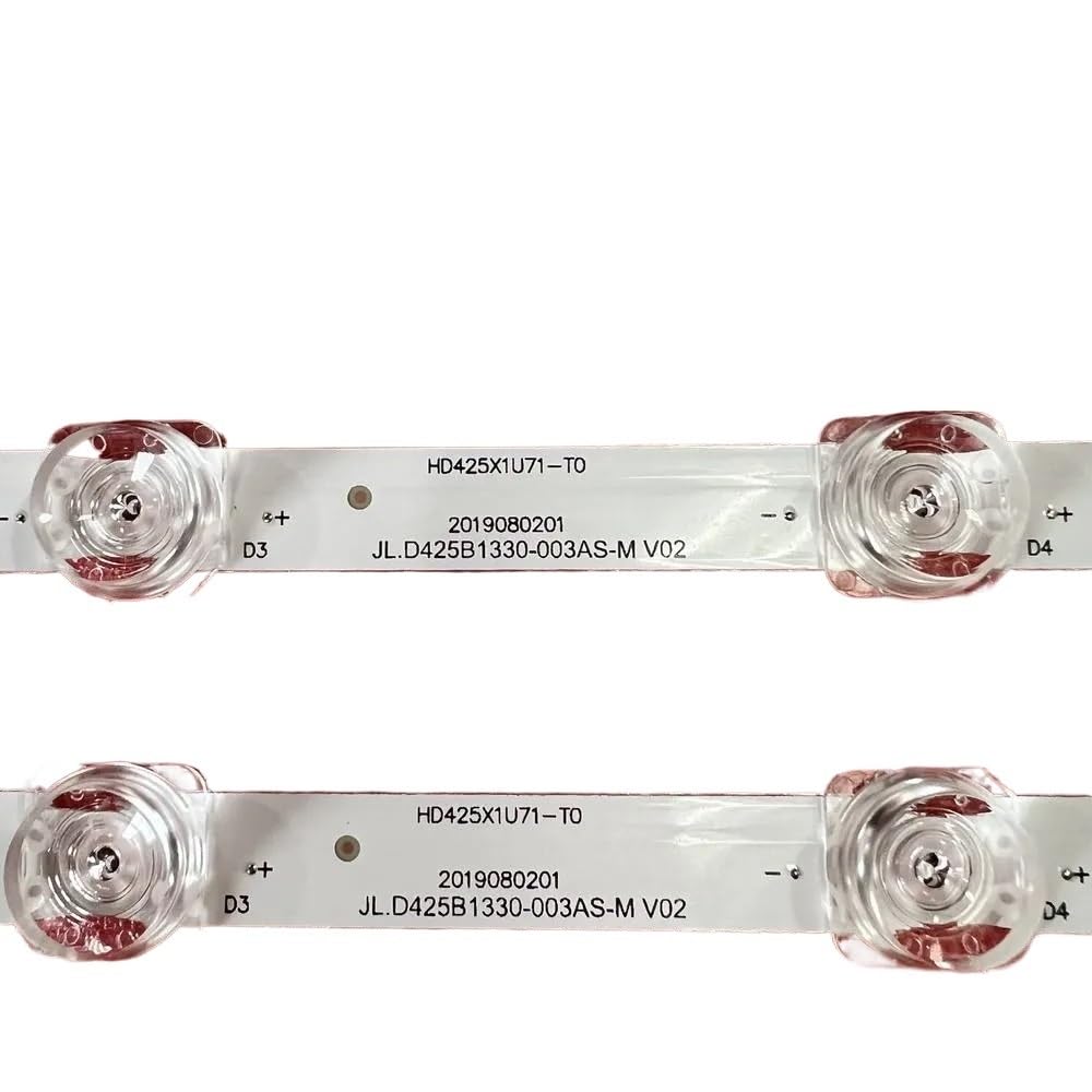 Striscia di retroilluminazione a LED 11LED 780mm for Hi-sens 43AE7010F 43AE7000E 43AE7100F 43AE7200F R43A7200GTUK R43A7200G 43AE7300F(10pcs For 5 TV)
