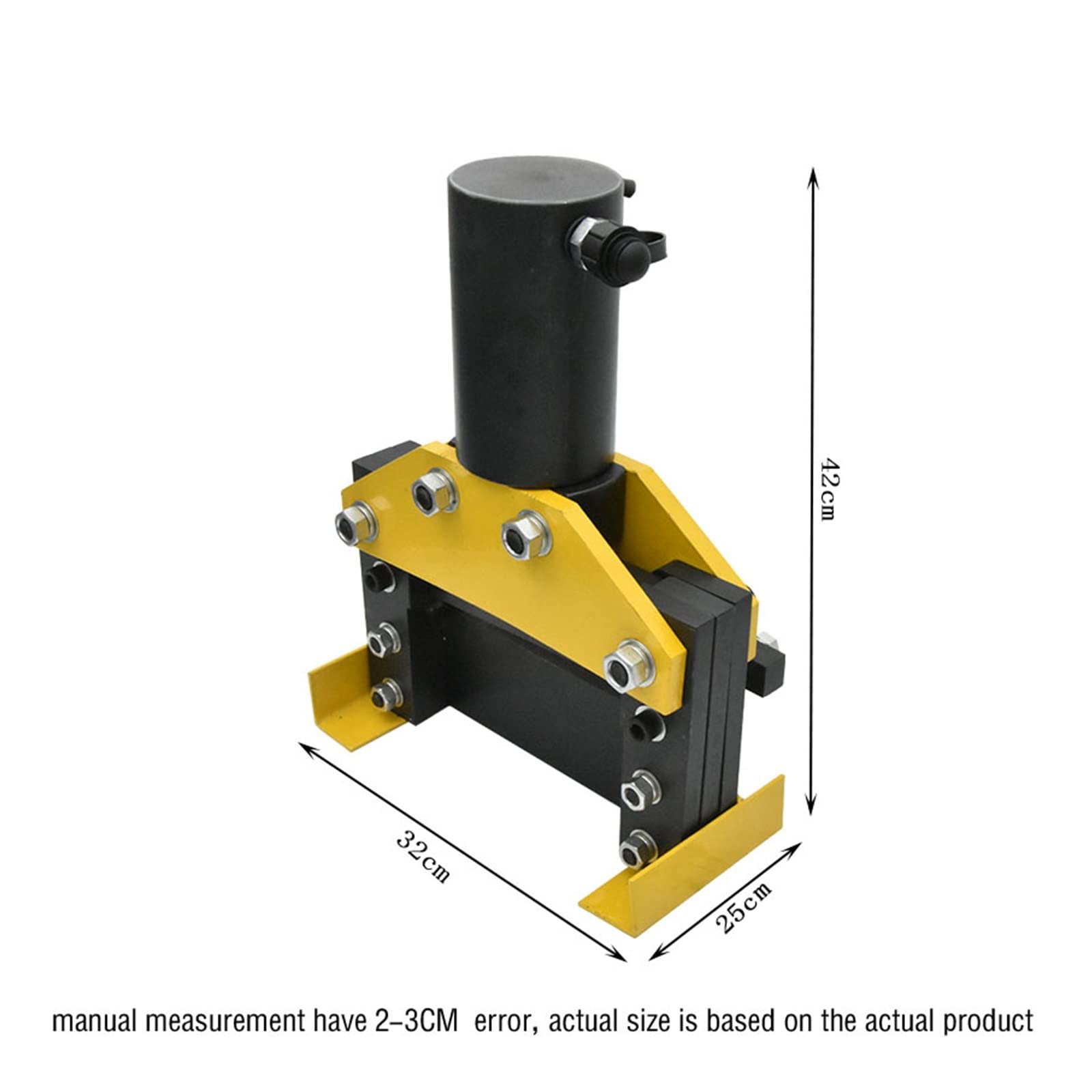 Máquina de corte hidráulica de CWC-200, cuchillo de corte dividido, máquina de procesamiento de autobús de 30T, herramientas de corte hidráulicas de fila de cobre y aluminio