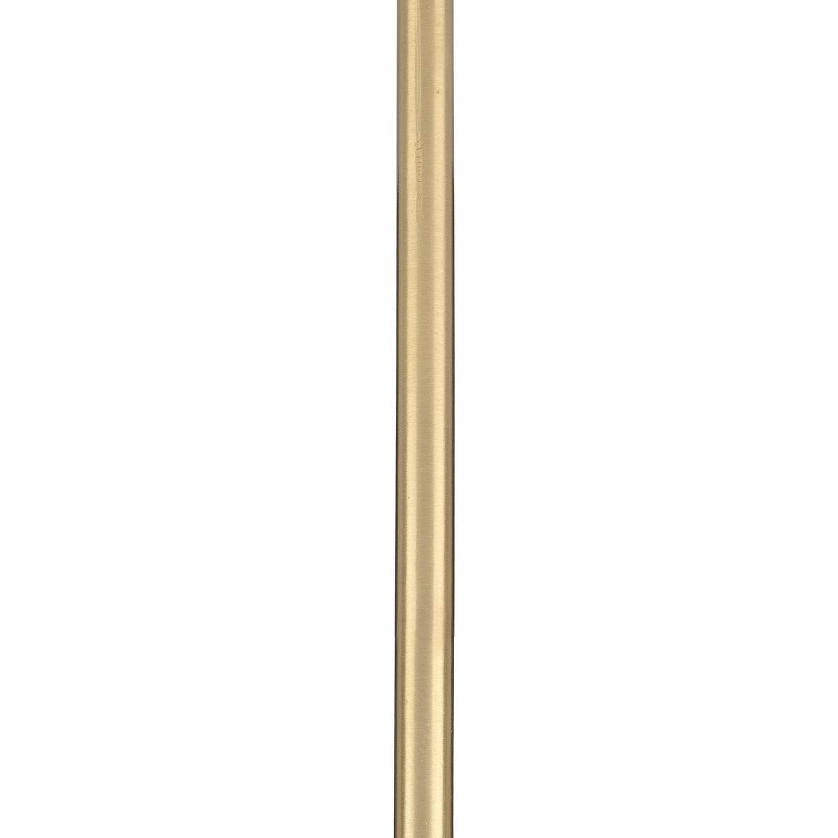 Progress Lighting Ceiling Light or Fan Stem Extension Kit, Two 12" and Two 15" Stems, 54" Total Length, 1/2" Diameter, Hanging Light Fixture &amp; Ceiling Fan Downrod Extension, Satin Brass (P8601-12)