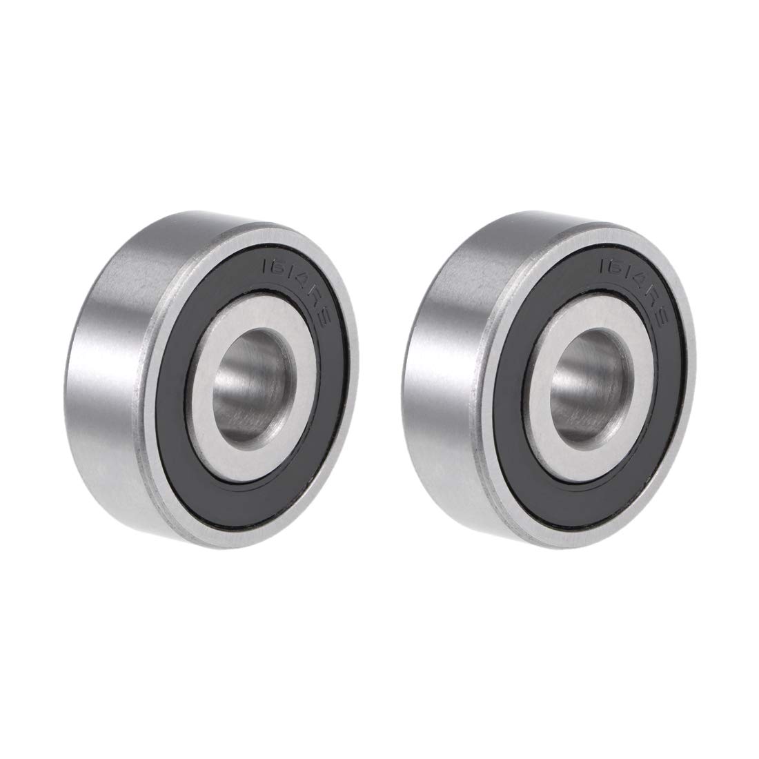 uxcell 1614-2RS Deep Groove Ball Bearing 3/8-inchx1-1/8-inchx3/8-inch Sealed Z2 Lever Bearings 2pcs