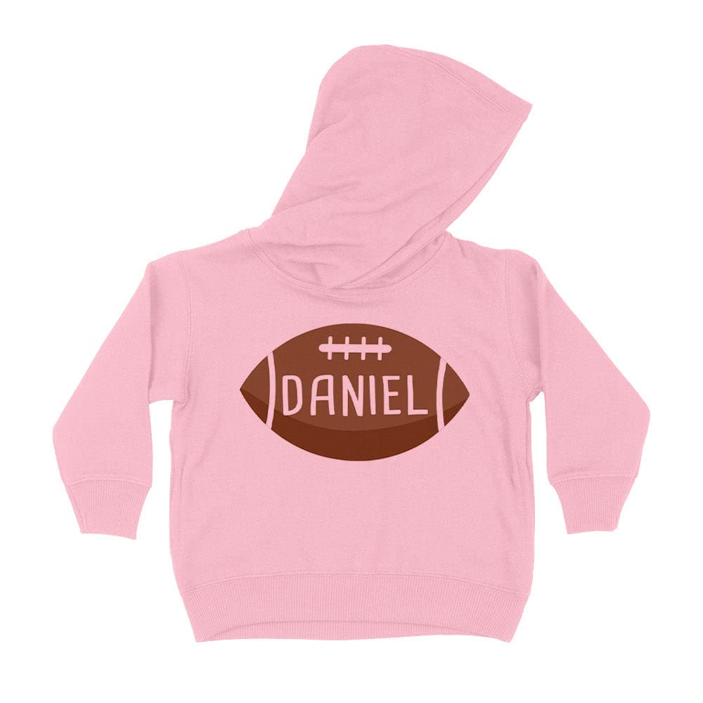 Football Daniel Kids Hoodie Sweatshirt Toddler 4T Light Pink