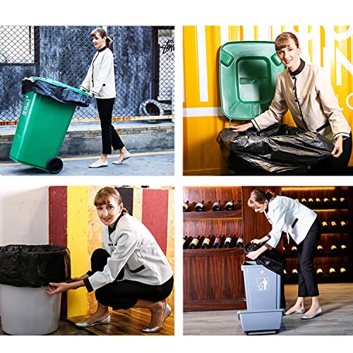 Image of 33 Gallon Trash Bags - Heavy Duty Black Garbage Bags, Upgraded Version Large Trash Bag Can Liners 32 inchx39 inchInch, 30 Gallon - 32 Gallon - 35 Gallon Trash Bags (60 Count)