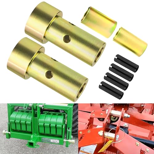 Sporthfish Cat 1 Kit de bujes de enganche rápido TK95029 para tractores de enganche de 3 puntos de categoría 1, juego de 2 bujes de enganche rápido
