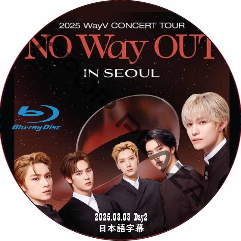 Amazon.co.jp: WayV DVD [Blu-ray] 2025 WayV Concert Tour [NO Way