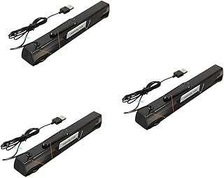 ABOOFAN Soundbar 3pcs Sound bar for tv USB Speaker tv Sound bar Surround Sound bar Small Stereo Computer Trumpet USB Soundbar