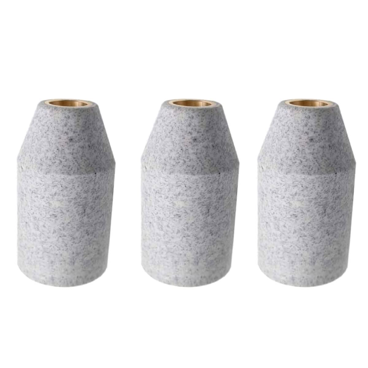 KEMAO 9-8218 Shield Cup, 3Pcs, Fit for Thermal Dynamics SL60/SL100 Plasma Cutting Torch Consumables