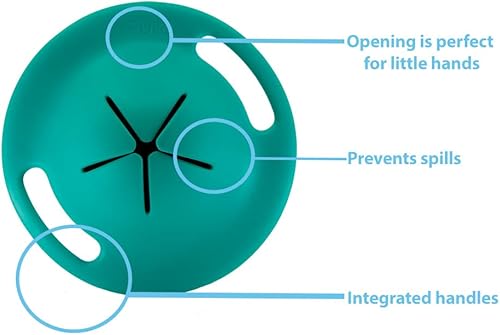Miniatura 4 de Pura my-my - Paquete de recipientes de silicona para aperitivos y vasos para sorber  A prueba de derrames, reutilizable, silicona de grado