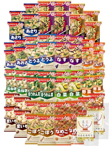 アマノフーズ フリーズドライ 味噌汁 いつものおみそ汁 15種60食 詰め合わせ 国産乾燥野菜 セット 常温保存の商品画像（Amazon）