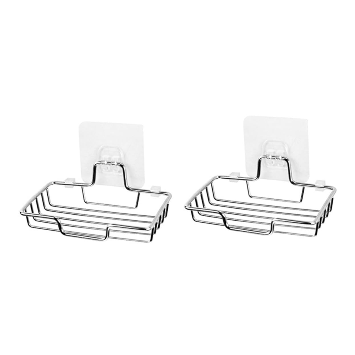 Jabonera Jabonera de Pared, jabonera con Drenaje, jabonera, 2 Piezas, jabonera con Ventosa, jabonera de Pared, Caja de Almacenamiento de jabón, jabonera, escurridor