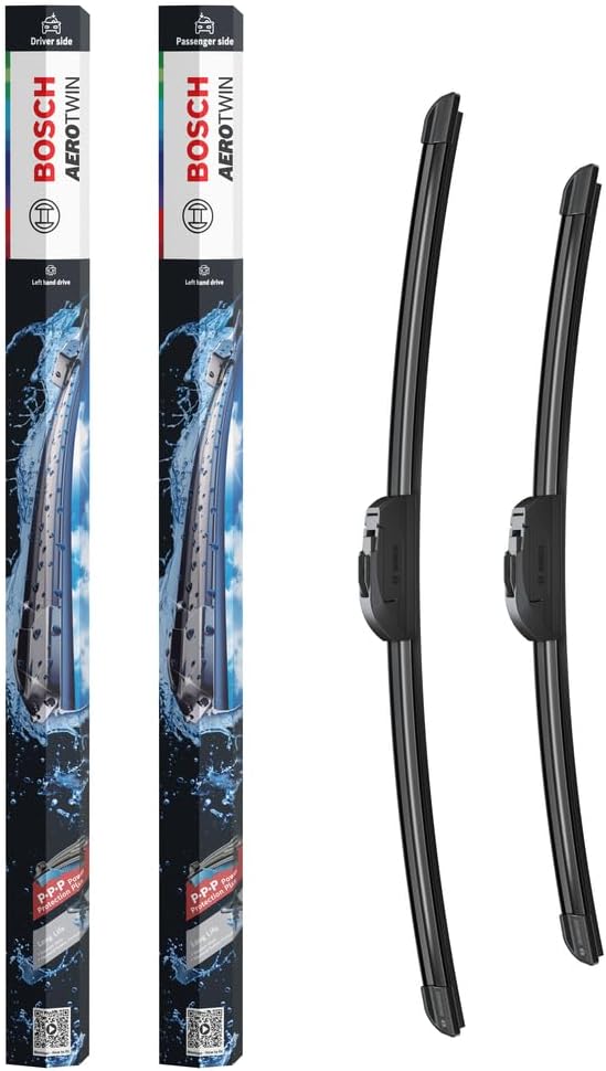 Bosch Automotive eAR531S Aerotwin Windscreen Wipers, Length: 530/450 mm, 1 Pair of Windscreen Wipers, E-Commerce Suitable Packaging