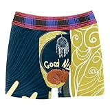 VBFOFBV sous-vêtements drôles pour Hommes, Boxer Briefs Stretch Boxer Trunk,Attrape Rêve Bonne Nuit Renard Lune