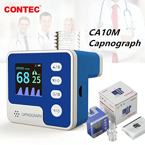 CONTEC CA10M Veterinary Capnograph, CO2 ETCO2(Mainstream) Respiration Rate Monitor 2023 - Thumbnail 5