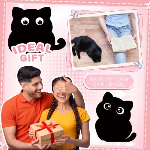 Estune 400 Pcs Black Cat Theme Sticky Notes Back to School Note Pads Cat Teacher Note Pads Stylish Practical Cute Funny Sticky Notes for Office Home Supplies - Image 3