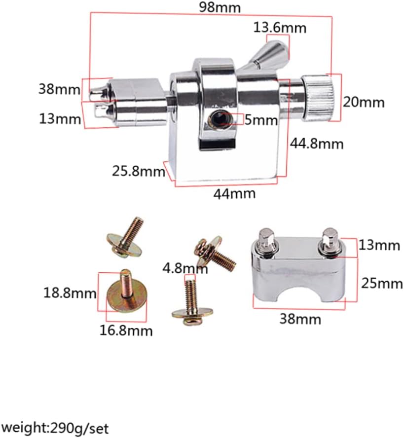 Milisten Snare Drum Regulator Metal Strainer with Throw Off Clamp for Precision Tension Control Durable Drum Accessory with Mounting Screws