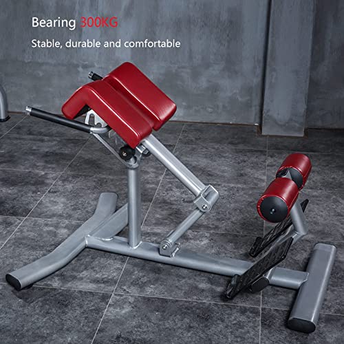 Commercial Roman Chair, Waist And Back Abdominal Muscle Trainer, Sit Up Machine Roman Chair Back Hyperextension Bench Machine , Load-Bearing 300Kg (Black) #TOP5