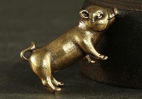 Miniatura 6 de DMtse Estatua china de Feng Shui de latón para escultura de animales, coleccionables, regalo