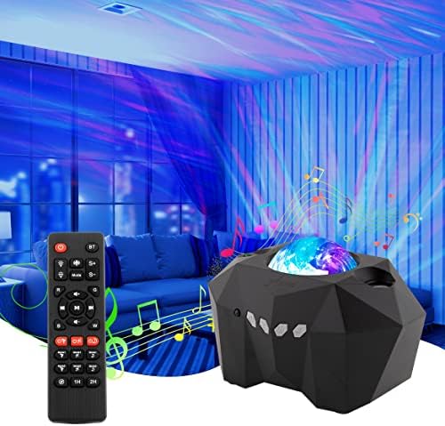 Aurora Lights Galaxy Projector, Star Projector Galaxy Light with Hi-Fi Bluetooth Speaker and Remote, Dimmable Northern Lights Aurora Projector, Enchanting Night Light for Kids and Adults