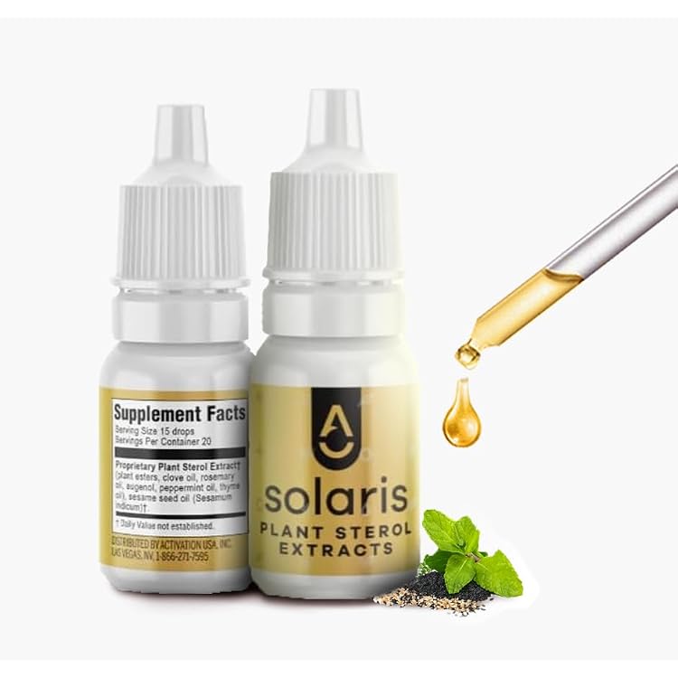 ACTIVATION Solaris Immune Booster Products - Peppermint, Rosemary, Clove, and Thyme Oil Blend with Plant Based Eugenol, Raw Liquid Immune Vitamins 15