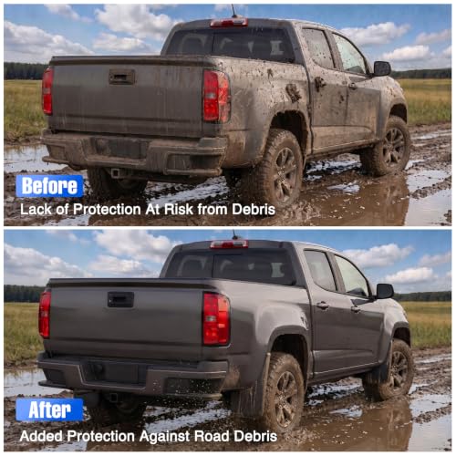 Image of Nilight Mud Flaps Splash Guards for Chevy Colorado GMC Canyon 2015-2022