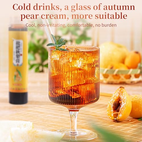 hee creek Loquat Pear Syrup 390g / 13.76oz Containing Honey, Loquat, pear, monomorro Fruit, Licorice, Dried Lily, Dorothy, Syrup Loquat Autumn Pear Paste 枇杷秋梨膏 枇杷膏 秋梨膏 - Thumbnail 5
