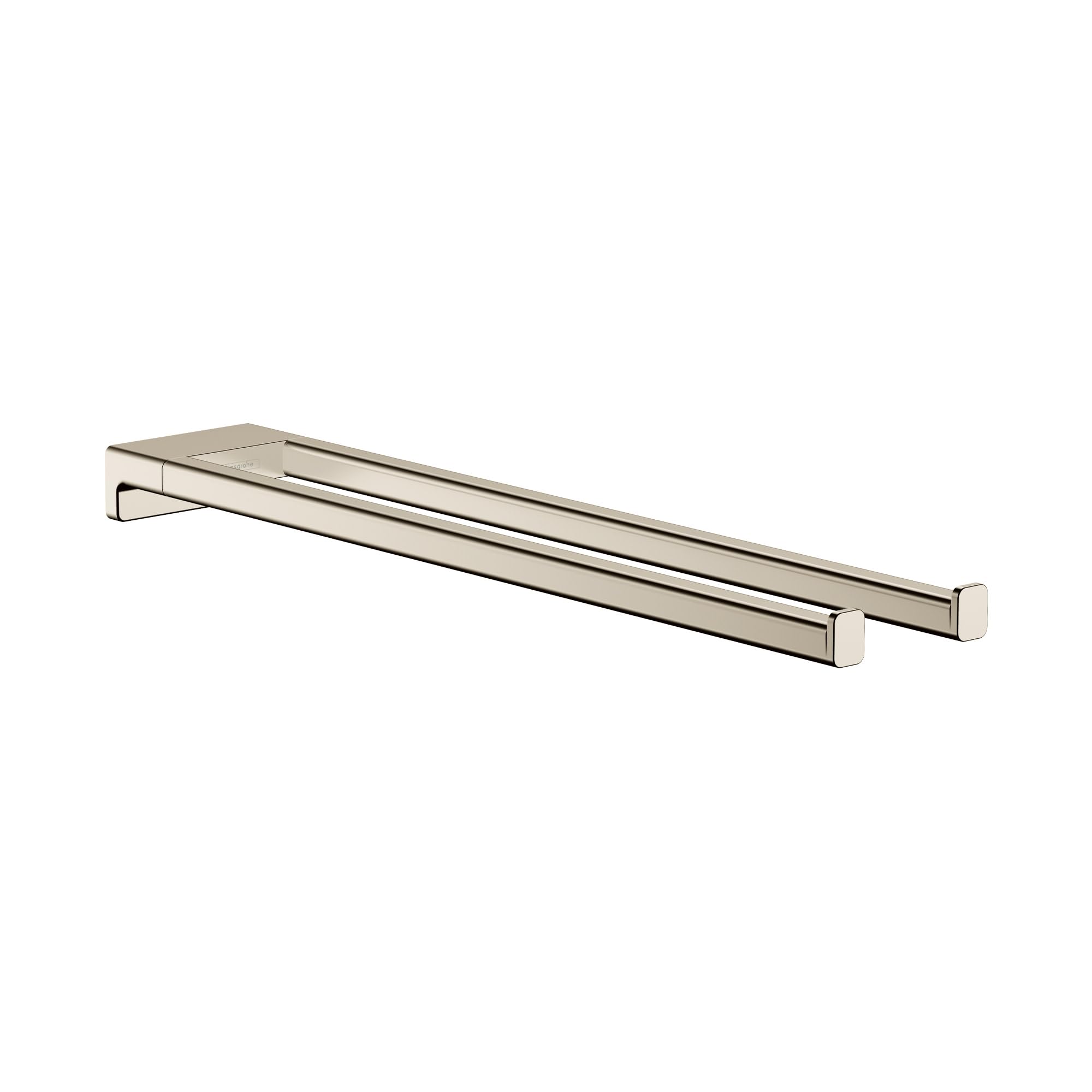 Barre serviette double hansgrohe AddStoris pour salle de bain moderne