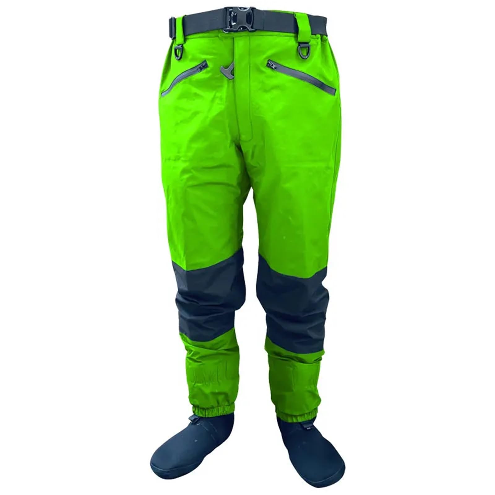 Wathose Herren Taille Stockingfoot Wader 4-lagige wasserdichte, atmungsaktive Wathose, langlebig for Fliegenfischen, Jagd, Kajakfahren