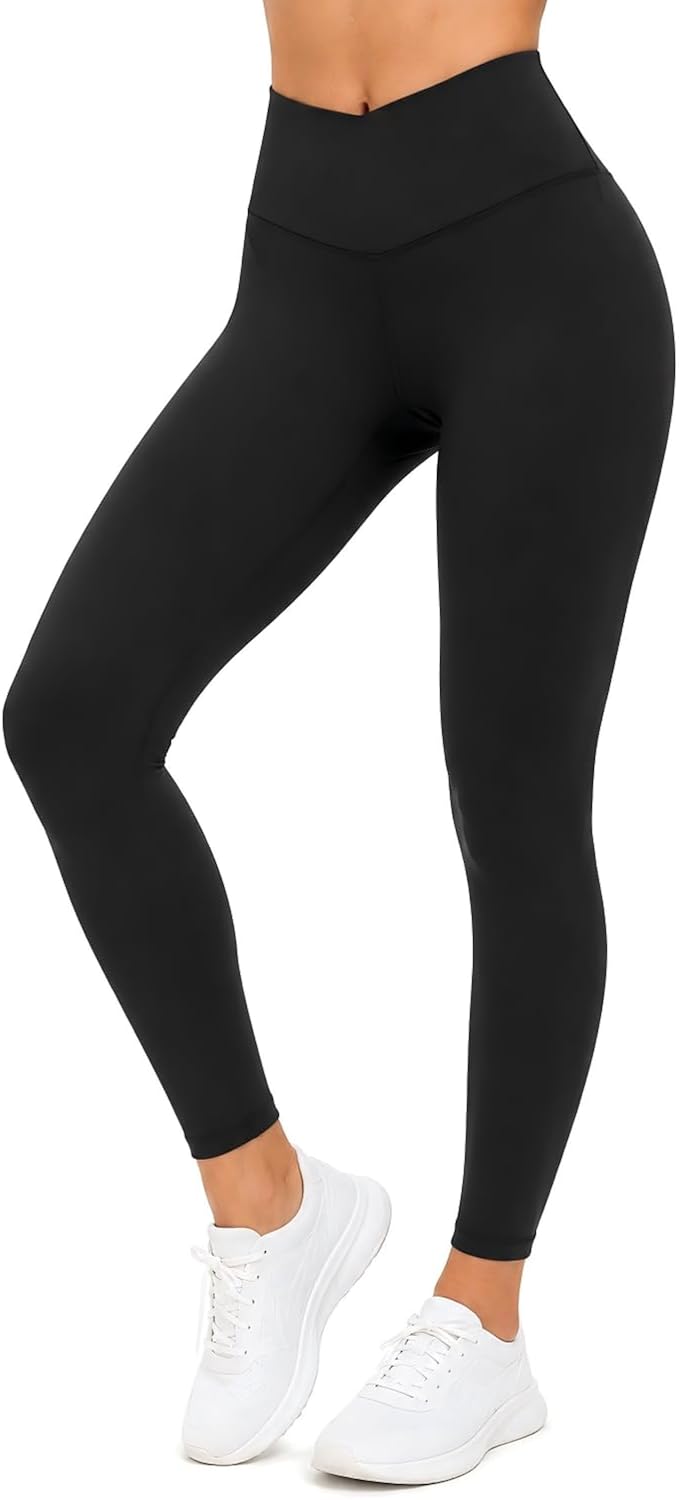 Buttery Soft High Waisted Leggings for Women Butt Lifting No See Through Tummy Control Workout Gym Yoga Pants