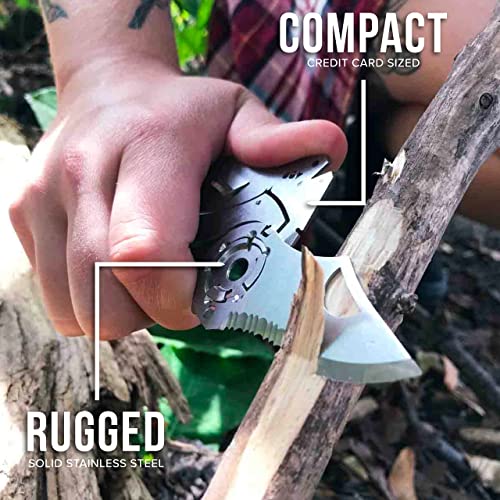 Zootility Tools Wallet Knife, Wildcard Credit Card Tool, Bottle Opener, Stainless Steel, Made In Usa #TOP6