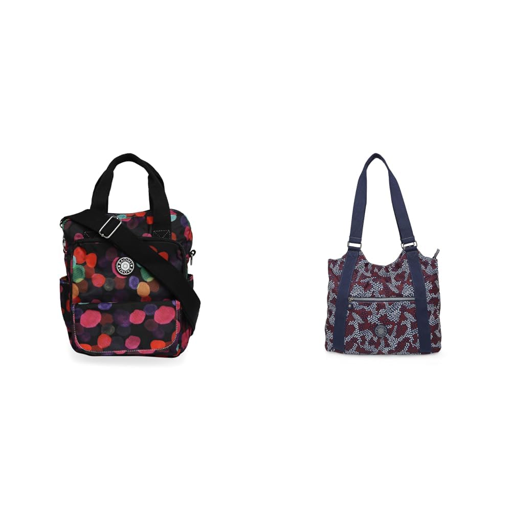 Crinkle Range Green Color One Size Handbag + Crinkle Range Blue & Red Soft One Size Handbag-image-1