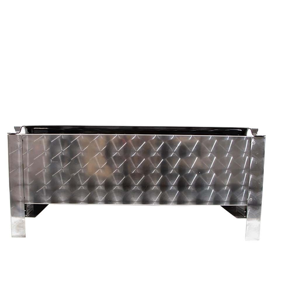 siwitec Gastrobräter, 3-flammig, Gastrogrill, Gasgrill, Wurstbräter aus Edelstahl – Profi Kombi-Bräter für Gastronomie, Imbiss & Catering, leistungsstarker Grill mobil, (B) 64 x (T) 52 x (H) 28 cm