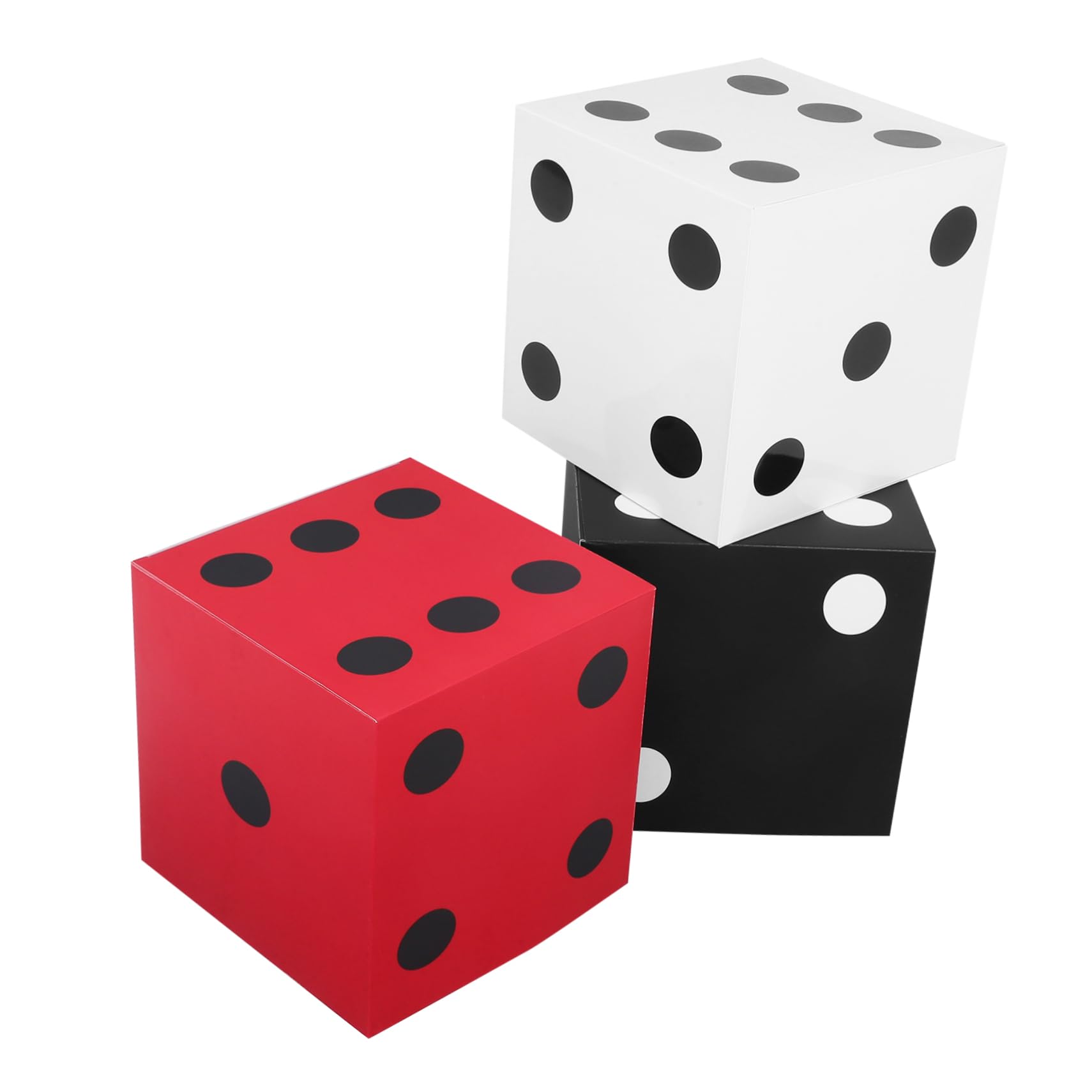 Jeux de cartes géants et décorations de dés de table pour centres de table