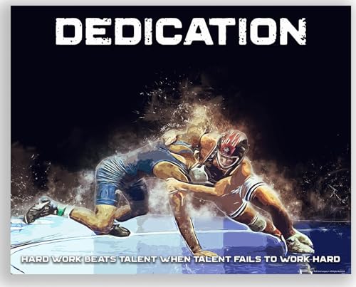 Dedication Wrestling Inspiration Poster