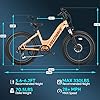 VELOWAVE Electric Bike for Adults 750W BAFANG Motor 28 MPH 48V 15AH Removable LG Battery Ebike 26" x 4.0 Fat Tire Electric Bicycle with Shimano 7-Speed #5