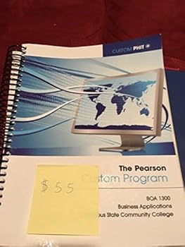 Unknown Binding BOA 1300 Business Applications, Columbus State Community College Book