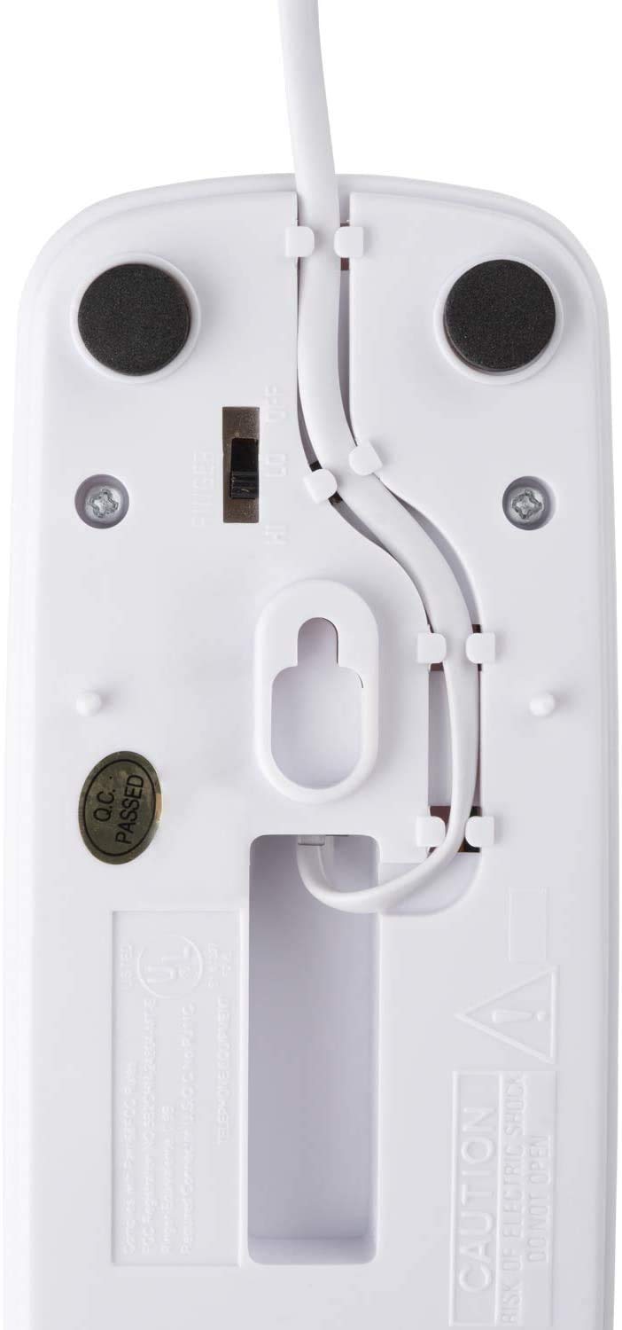iSoHo Phones - Telephone Cords for Landline Phones - Phone Cords for Landline Phones to Wall Jack - Superb Sound Quality, Sturdy Materials - Choctaw White - Fits All RJ11 Phone Jack 15ft Phone Cord