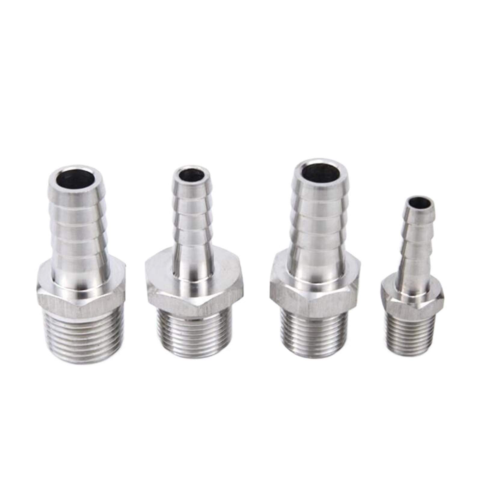 14mm Hose M8 M10 M12 M14 M16 M18 M20 Male Thread Stainless Steel High Pressure Pipe Fitting(M12x1.25)