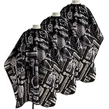 Hedume 3 Pack Waterproof Salon Cape, Professional Hair Salon Cutting Cape, Hairdressing Cape for Hair Cutting, Dyeing, Perming, Hair Mask, Hair Care