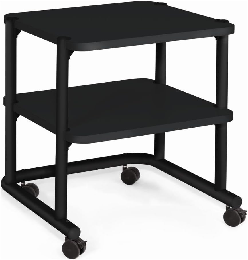 Anthrocart Printer Cart Finish: Black Metal with Black Laminate