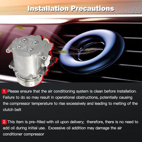 Image of Air Conditioning Compressor for Mitsubishi Montero Sport 3.0L 3.5L 2.4L