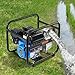 VEVOR Gasoline Powered Trash Pump, 2 in/50 mm, 6.5HP 132 GPM 4-Stroke Gasoline Engine Water Transfer Pump with 98 ft Max Lift 26ft Max Suction Inlet Filter, Cast Iron Impeller for Irrigation Pool