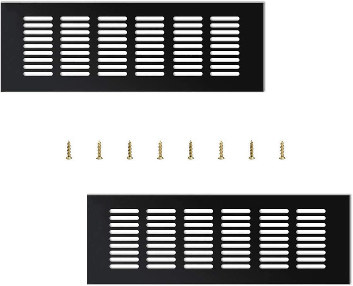 DMZK 2 Pieces Air Vent Grille Cover Outdoor Air Grille, Aluminum