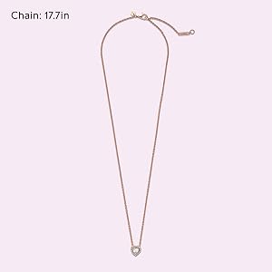 Amazon.com: PANDORA Sparkling Heart Collier Necklace - Adjustable