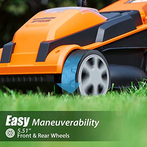 Lawnmaster Clm2413A Cordless 13-Inch Lawn Mower 24V Max With 2X4.0Ah Battery And A Charger #TOP4