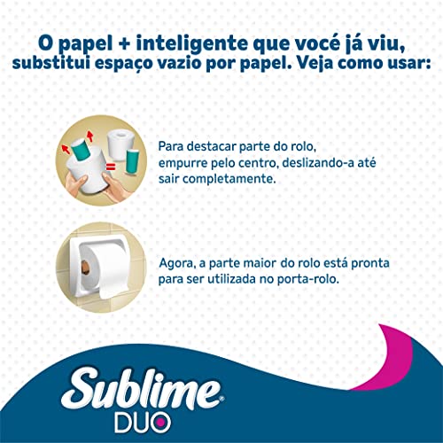 Papel Higiênico Sublime Galinha Pintadinha Folha Dupla, 12 rolos Duo - com parte destavável para lev