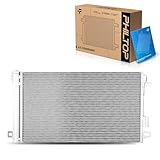 PHILTOP Air Conditioning A/C Condenser for Chevy Traverse 2009-2017, GMC Acadia 2007-2016, Buick Enclave 2008-2017, GMC Acadia Limited 2017, with Receiver Drier Replace# 3649, 15226649, 22918340